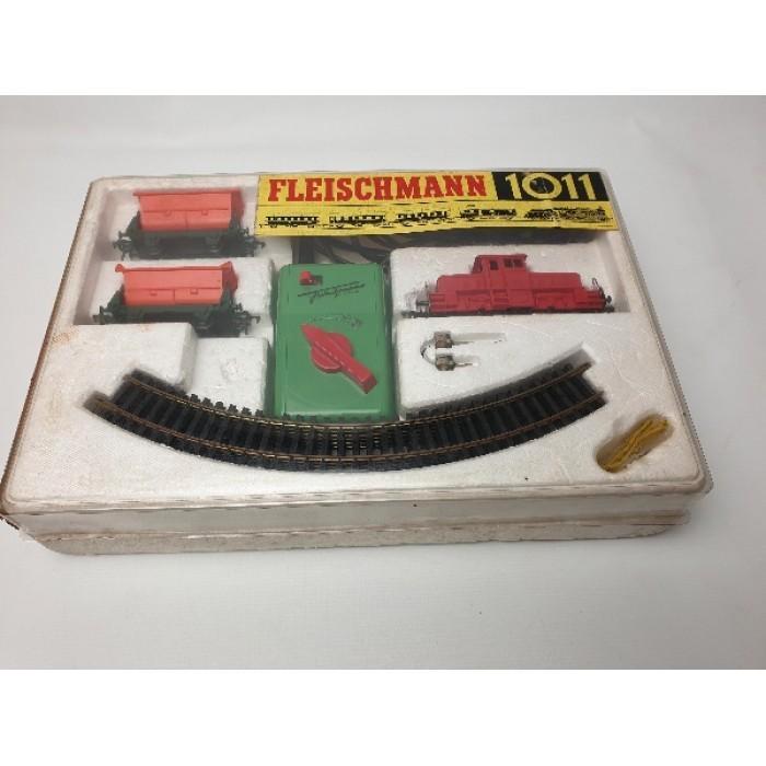 # Fleischmann 1011 Startset, Hobby en Vrije tijd, Modeltreinen | H0, Gebruikt, Treinset, Gelijkstroom of Wisselstroom, Fleischmann