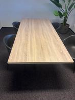 Vergadertafel | Vergaderstoelen | Tafel | Stoel | Eiken, Ophalen, Gebruikt, 200 cm of meer, 50 tot 100 cm
