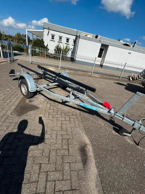 Pega euro liner tot 5.5meter 750 kilo as €899,-, Watersport en Boten, Boottrailers, Zo goed als nieuw, Sloepentrailer, Minder dan 6 meter