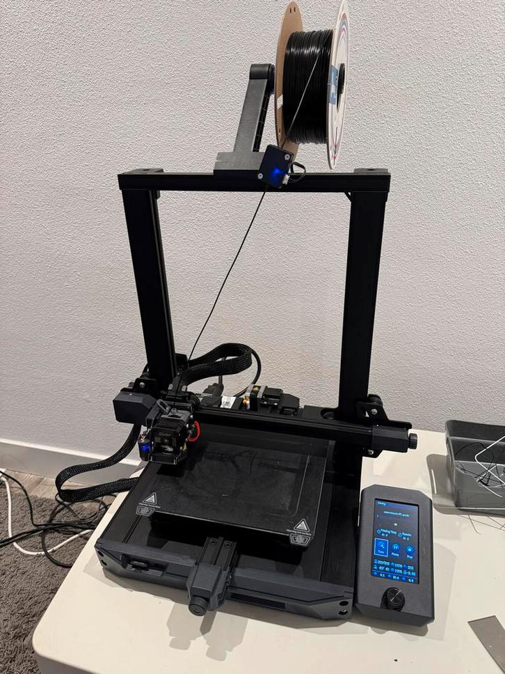 Creality Ender 3 S1 - Weinig gebruikt, Pro Hotend, Computers en Software, 3D Printers, Zo goed als nieuw, Ophalen of Verzenden