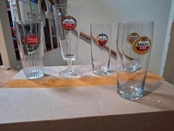 Verschillende soorten glazen beschikbaar voor biedingen