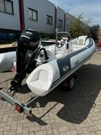 Rubberboot Nimarine 500 met 80pk mercury bj2024 incl trailer, Watersport en Boten, Rubberboten, Ophalen, Benzine, Overige materialen