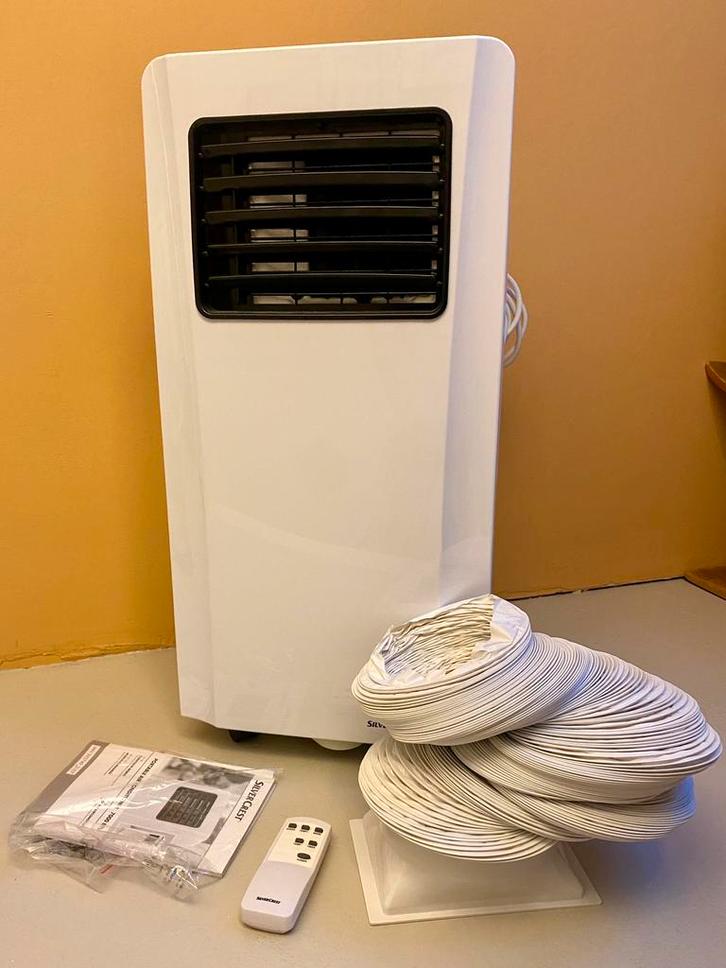 Mobiele Airco SilverCrest, Witgoed en Apparatuur, Airco's, Zo goed als nieuw, Mobiele airco, Minder dan 60 m³, 3 snelheden of meer