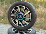 ORG. 15'' Toyota Aygo lichtmetalen velgen zomerbanden ZGAN!, Auto-onderdelen, Banden en Velgen, Gebruikt, 15 inch, Banden en Velgen