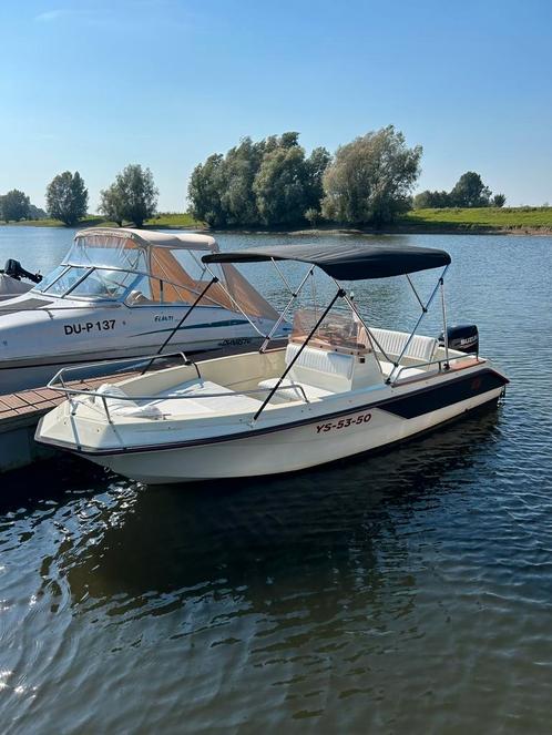 Elan 495 GT Consoleboot ‘92 met 60pk Suzuki 2018 & trailer, Watersport en Boten, Vis- en Consoleboten, Gebruikt, 50 tot 70 pk