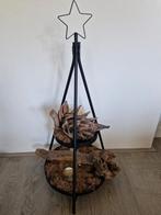 Grote etagère, zwart metaal, leuk voor Kerst, Ophalen of Verzenden, Zo goed als nieuw