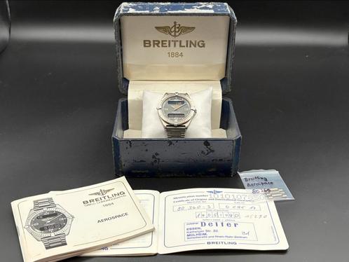 Breitling Aerospace 1st gen (Full Set/Titanium), Sieraden, Tassen en Uiterlijk, Horloges | Heren, Zo goed als nieuw, Breitling