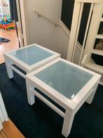 2 Montel bijzettafels - speciale uitvoering, Ophalen, Minder dan 45 cm, Gebruikt, Vierkant