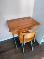 Vintage school lessenaar met stoel., Ophalen, Zo goed als nieuw, Tafel(s) en Stoel(en)