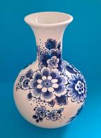 Heinen Delfts Blauw, vaas, blauw wit, 20 cm, Huis en Inrichting, Woonaccessoires | Vazen, Ophalen of Verzenden, Blauw, Aardewerk of Porselein