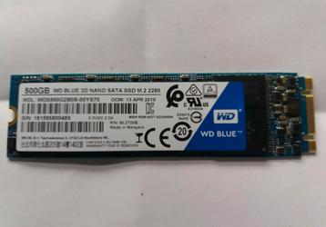 WD Blue 500 GB SSD m2 beschikbaar voor biedingen