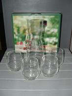 Royal Leerdam! 7 x doos met karaf + 4 glaasjes Vitality 5, Glas of Glazen, Nieuw, Ophalen of Verzenden, Glas