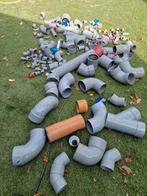 Pvc hulpstukken  van 32 mm tot 125 mm, Doe-het-zelf en Verbouw, Buizen en Afvoer, Bochten, Pvc, Ophalen of Verzenden, Zo goed als nieuw