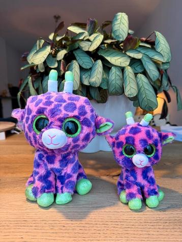 Setje twee Beanie Boo’s groot en klein beschikbaar voor biedingen