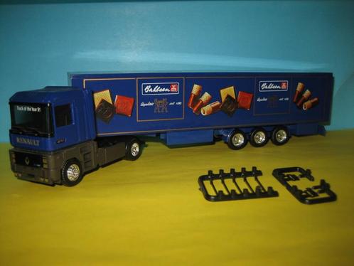 Bahlsen  RENAULT met oplegger  Herpa, Hobby en Vrije tijd, Modelauto's | 1:87, Zo goed als nieuw, Bus of Vrachtwagen, Herpa, Ophalen of Verzenden