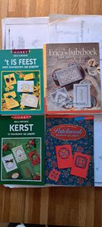 4 Boeken KAARTBORDUREN Erica Fortgens, Ophalen of Verzenden, Zo goed als nieuw, Borduren en Naaien, Erica Fortgens