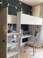 Hoogslaper stapelbed met bureau, Ophalen, Gebruikt, Hoogslaper