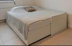 IKEA Bedbank (zonder Matras) 80 x200, 90 cm, Wit, Zo goed als nieuw, Hout