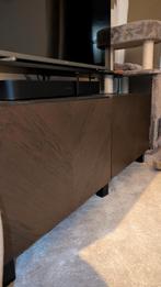 Tv meubel Japandi, Ophalen, Eikenhout, Nieuw, Minder dan 100 cm