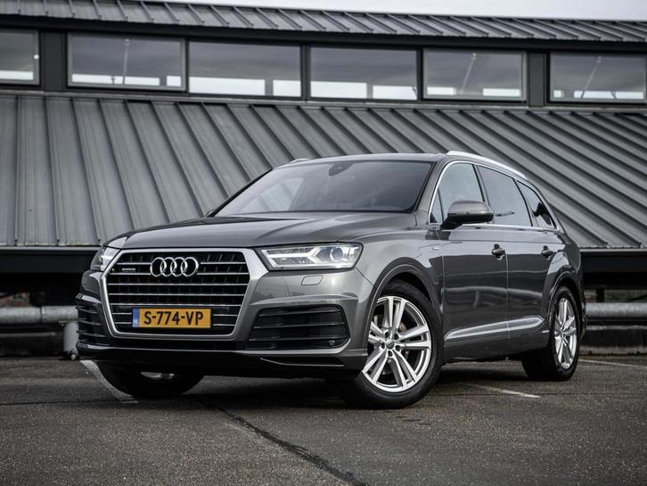 Audi Q7 3.0 TDI 272PK Quattro S-Line Leder Pano Virtual Memo, Auto's, Audi, Bedrijf, Te koop, Q7, 4x4, ABS, Achteruitrijcamera