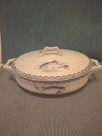 Epiag Czechoslovakia - mooie porseleinen vissen dekschaal, Ophalen of Verzenden