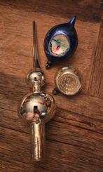 Vintage oude kerstballen met piek, Diversen, Kerst, Ophalen of Verzenden