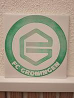 Tegel 15x15 cm FC Groningen, Ophalen of Verzenden