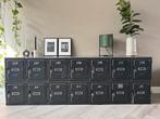 3x Industriële lockerkast (dressoir / tvmeubel), Huis en Inrichting, Kasten | Dressoirs, Ophalen, Gebruikt, 200 cm of meer, Metaal