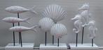 3 Decoratieve standaarden, zeepaardjes,vissen en schelpen, Huis en Inrichting, Woonaccessoires | Overige, Ophalen of Verzenden