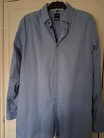 Overhemd boordmaat 43, Ophalen of Verzenden, Zo goed als nieuw, Blauw, Halswijdte 43/44 (XL)