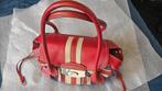 Prada Handtas - Leer en Canvas - Unieke en Zeldzame, Verzenden, Zo goed als nieuw, Rood, Handtas