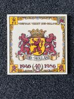 Antieke Gedenktegel Zuid-Holland Verzet 1946-1986, Ophalen of Verzenden