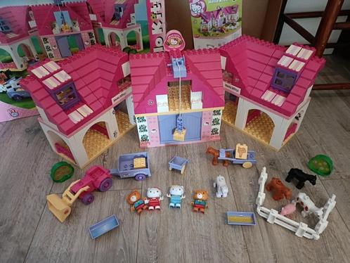 Duplo Unico Hello Kitty Boerderij + Doos, Kinderen en Baby's, Speelgoed | Duplo en Lego, Zo goed als nieuw, Duplo, Complete set