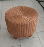 Ikea rotan poef nog in prima staat, Huis en Inrichting, Banken | Voetenbanken en Poefen, Ophalen, Minder dan 50 cm, Rond, Minder dan 50 cm