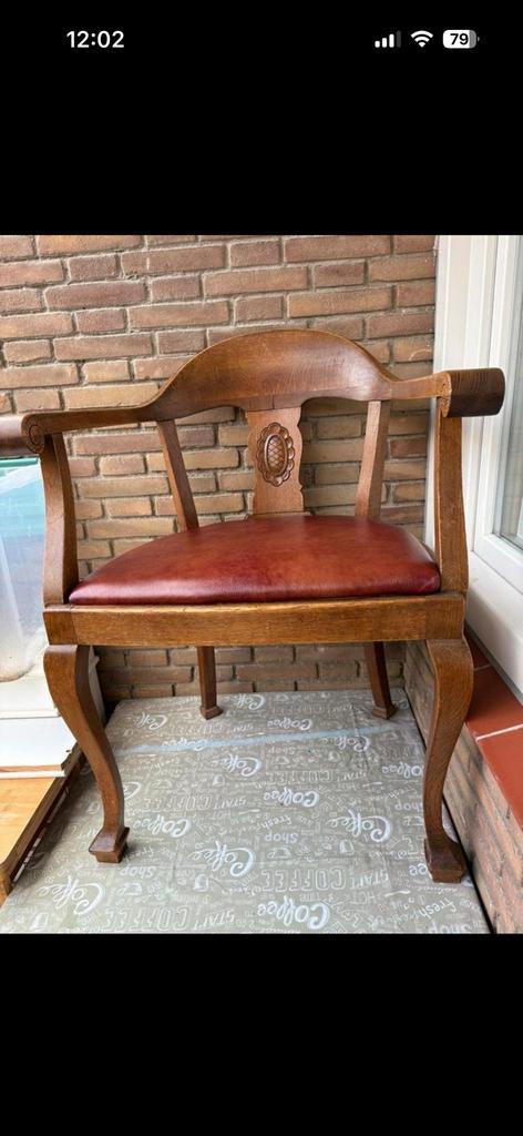 Kapiteinsstoel, Antiek en Kunst, Antiek | Meubels | Tafels, Ophalen of Verzenden