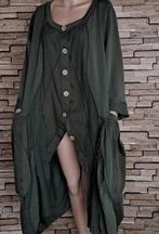 MOONSHINE - Aparte KakiGroene Tuniek/Jas, maat 50/52, Verzenden, Blouse of Tuniek, Zo goed als nieuw, Moonshine
