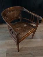 Te koop houten bureaustoel antiek, Antiek en Kunst, Ophalen