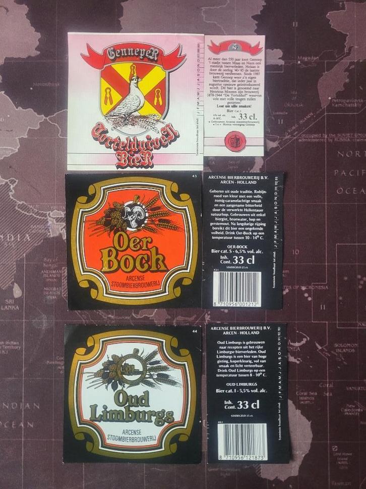 BIERETIKETTEN-E36- ARCENSE BB /HERTOG JAN/NIEUW 9X!, Verzamelen, Biermerken, Nieuw, Overige typen, Hertog Jan, Verzenden