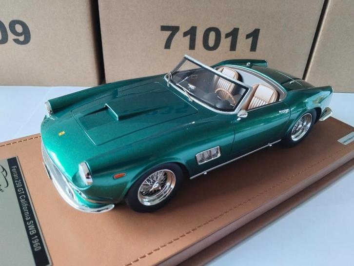 Ferrari 250 GT Caifornia SWB 1960, 1/18, Tecnomodel, Hobby en Vrije tijd, Modelauto's | 1:18, Nieuw, Overige merken, Ophalen of Verzenden