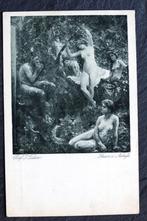 Faun en (blote) Nymfen, Prof. J. Tisov, Verzamelen, Ansichtkaarten | Themakaarten, Verzenden, Voor 1920, Ongelopen, Overige thema's