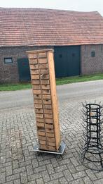 Oude vakkenkast vintage brocante, Ophalen, Gebruikt