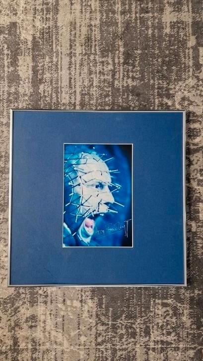 Orginele foto met handtekening Hellraiser Pinhead!, Verzamelen, Film en Tv, Gebruikt, Film, Foto of Kaart, Ophalen of Verzenden