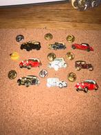 9 oldtimer pins, Ophalen of Verzenden, Zo goed als nieuw, Transport, Speldje of Pin