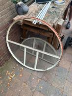 Rond kozijn gietijzer 98 cm, Ophalen, Gevelraam of Ruit, Gebruikt, 80 tot 120 cm