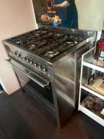 Smeg fornuis 90 cm breed, Witgoed en Apparatuur, Fornuizen, Ophalen, 60 cm of meer, Zo goed als nieuw, Gas