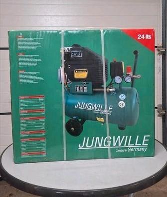 Jungwille luchtcompressor NIEUW, Doe-het-zelf en Verbouw, Compressors, Nieuw, 100 liter of meer, Minder dan 200 liter/min, Mobiel