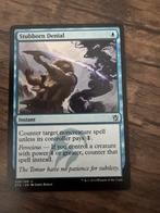 Stubborn Denial - Khans of Tarkir, Ophalen of Verzenden, Zo goed als nieuw, Losse kaart