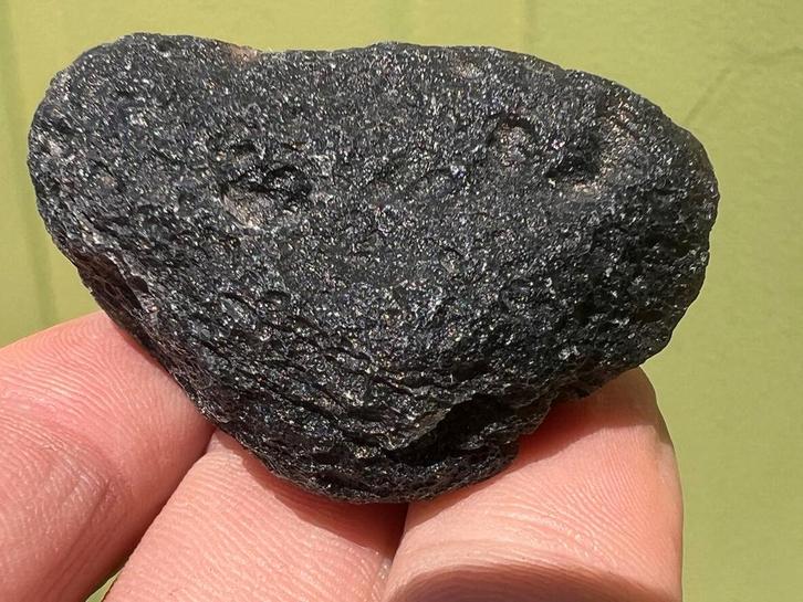 Agni Manitiet- Indische Moldaviet - Tektiet - mineralen X3, Verzamelen, Mineralen en Fossielen, Mineraal, Ophalen of Verzenden