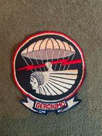 Ww2 us 501st Geronimo patch grote pocket airborne 501 pir, Verzamelen, Ophalen of Verzenden, Landmacht, Amerika, Embleem of Badge