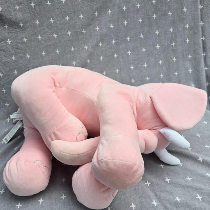 Roze Olifant, Kinderen en Baby's, Speelgoed | Knuffels en Pluche, Gebruikt, Olifant, Ophalen of Verzenden